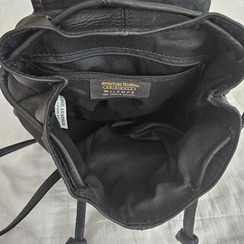 vintage leather grunge y2k goth whimsigoth indie urban retro mini backpack bag - Picture 4 of 7
